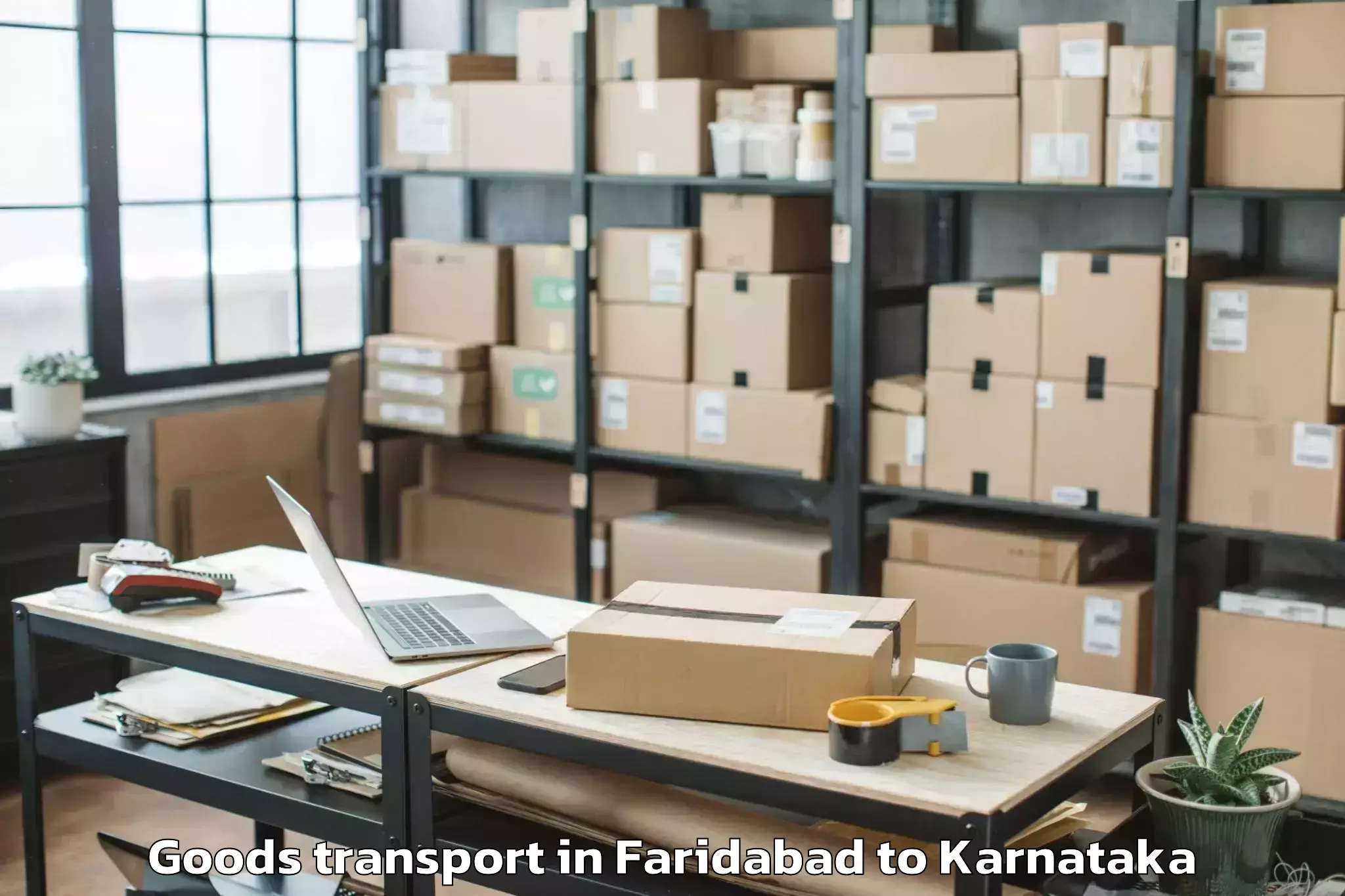 Leading Faridabad to Sedam Goods Transport Provider